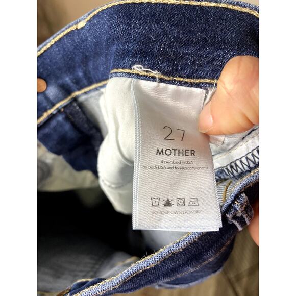 Mother The Hustler Ankle Fray Jeans size 27 - Picture 4 of 7